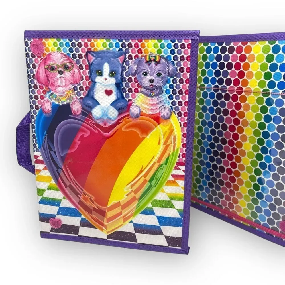 Lisa Frank Tikanni Husky Trifold Portfolio Storage Case Folder 2020 No Stickers